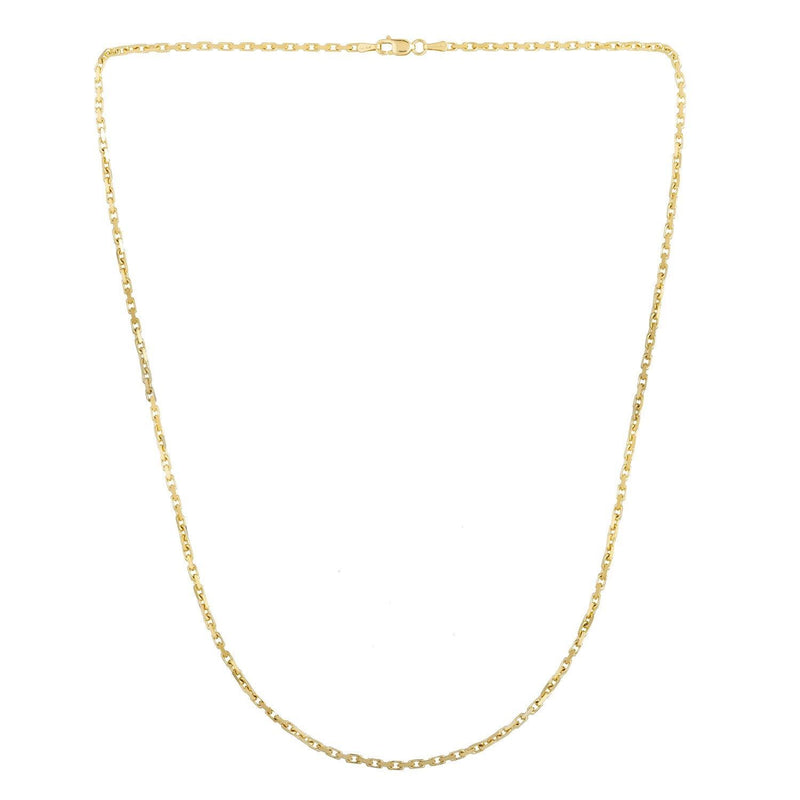 14k Yellow Gold French Cable Chain (1.9 mm)