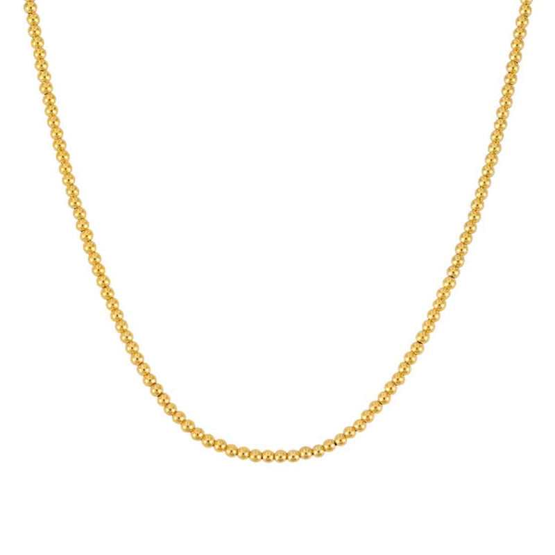 14k Yellow Gold Bead Chain (3mm)