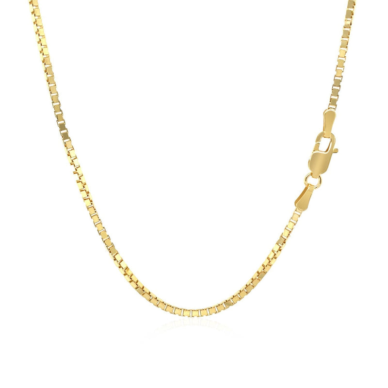 10k Yellow Gold Classic Box Chain (1.40 mm)