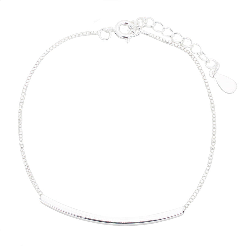 Sterling Silver Bar Bracelet