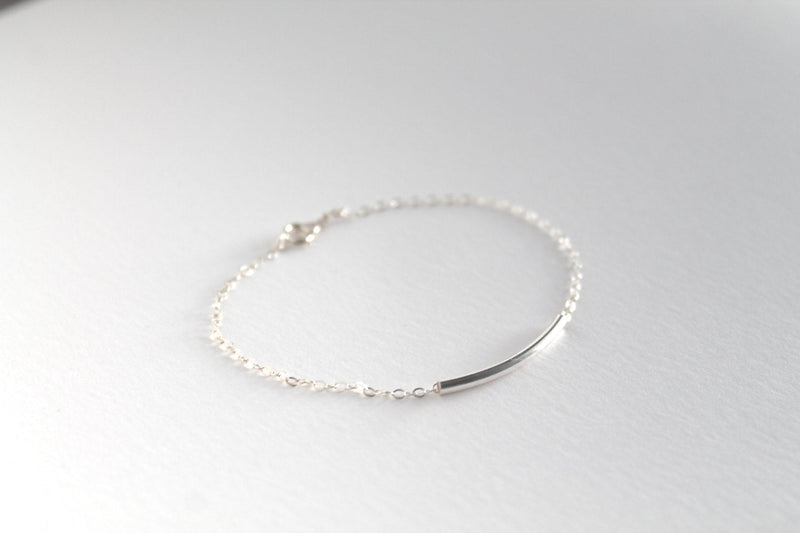 Sterling Silver Bar Bracelet