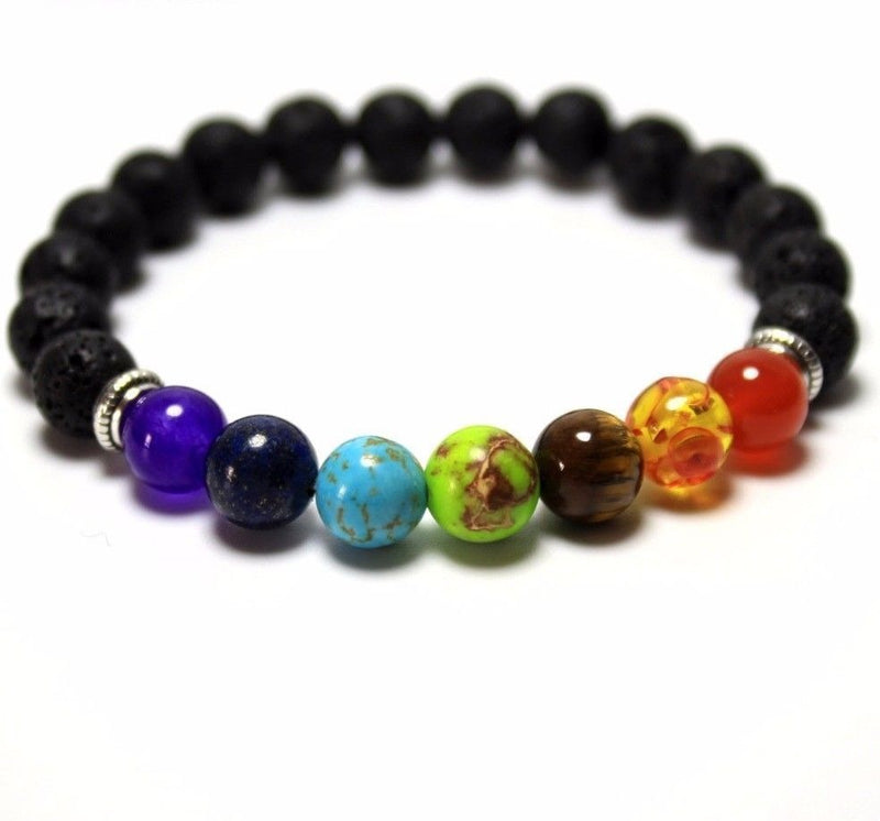 Amy and Annette 7 Genuine Chakra Healing Gemstone Bracelets