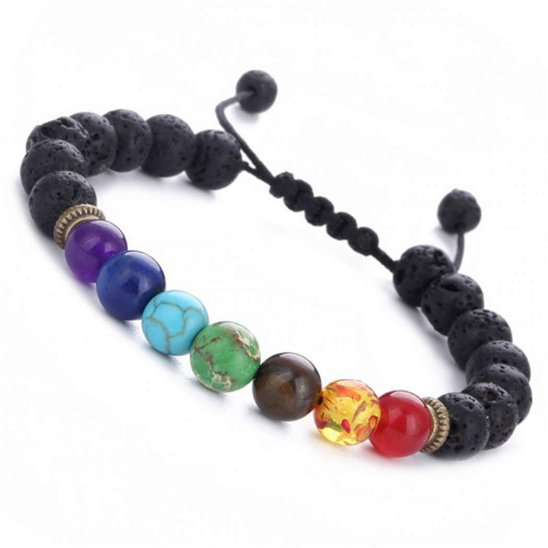 Amy and Annette 7 Genuine Chakra Healing Gemstone Bracelets