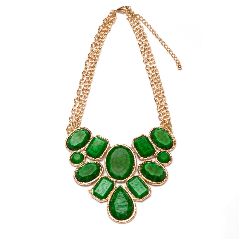 Genuine Jade Statement Necklace