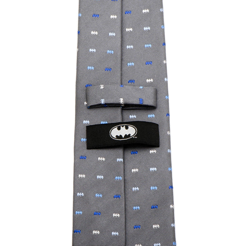 DC Batman Icon Gray Mens Tie