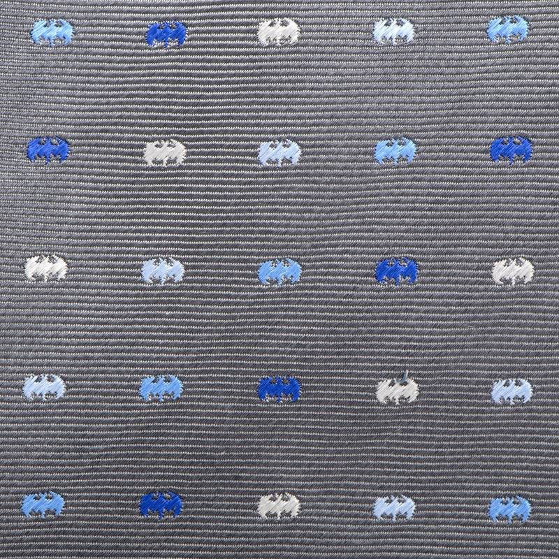 DC Batman Icon Gray Mens Tie