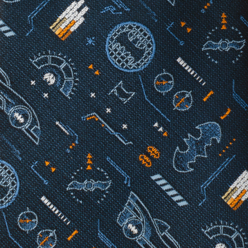 DC Batman Batmobile Black Men's Tie