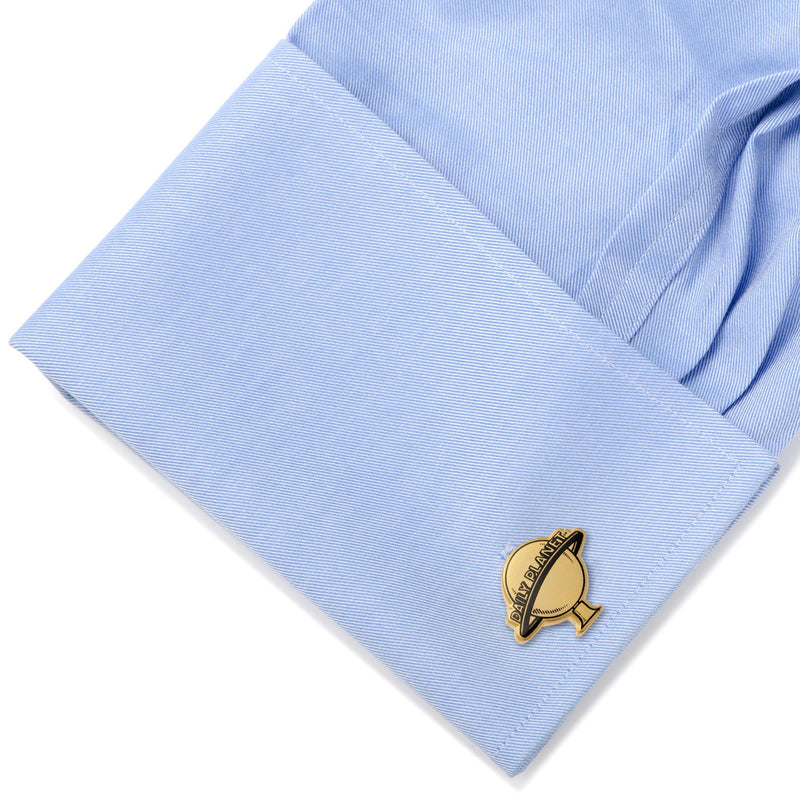 DC Superman Daily Planet Gold Cufflinks