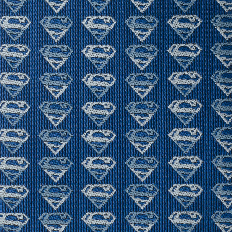 DC Superman Shield Multi Blue Men's Tie