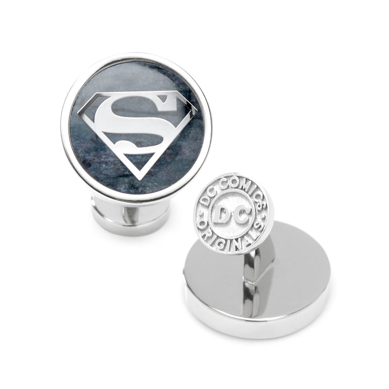DC Superman Navy Gemstone Cufflinks