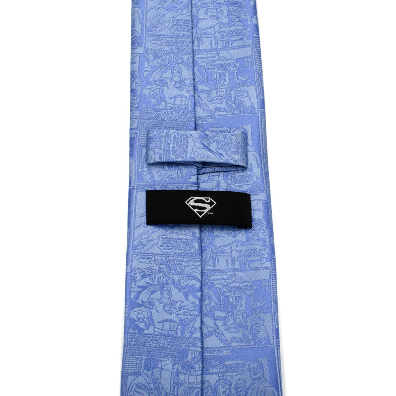 DC Superman Comic Blue Mens Tie