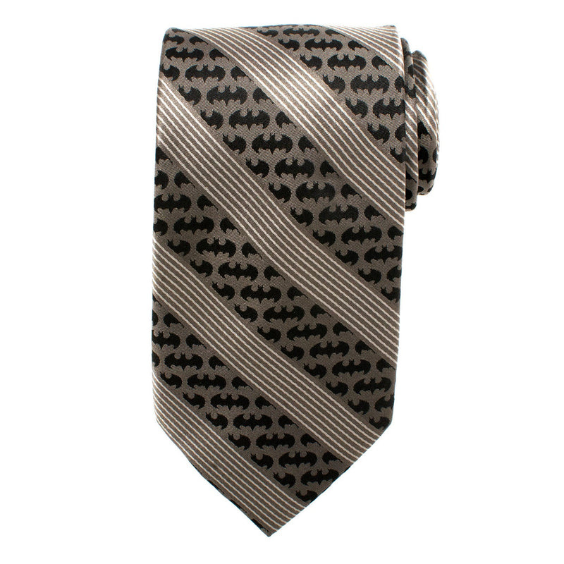 DC Batman Black Pinstripe Tie