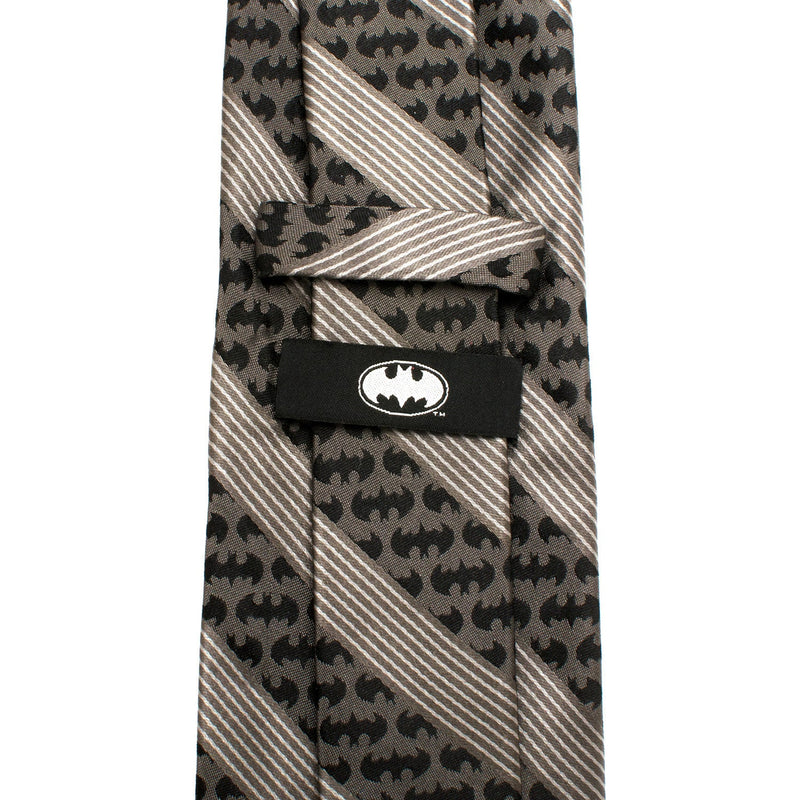DC Batman Black Pinstripe Tie
