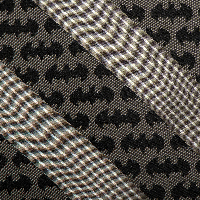 DC Batman Black Pinstripe Tie