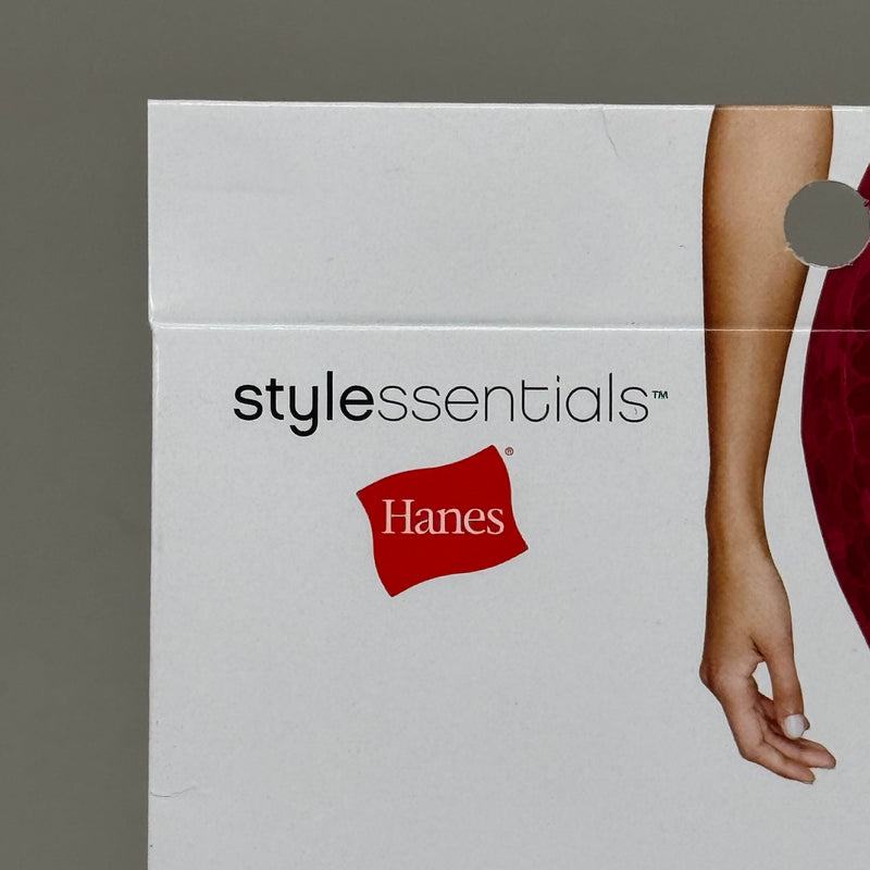 HANES (2 PACK, 2 PAIRS EACH ) Essentials Control Top Pantyhose Women's Sz A Nude
