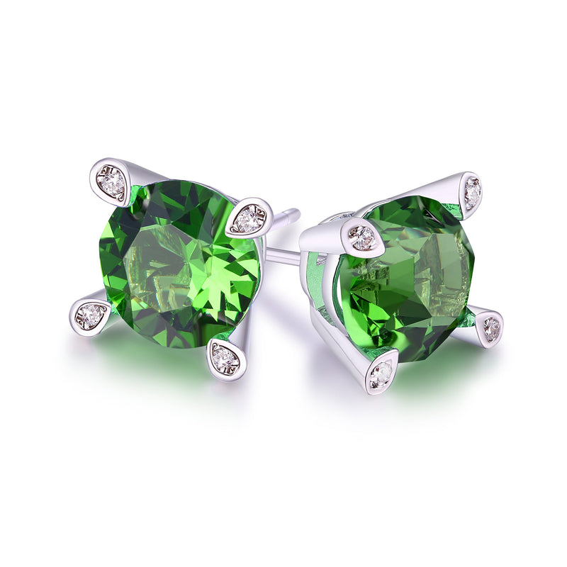 Peridot Stud Earring