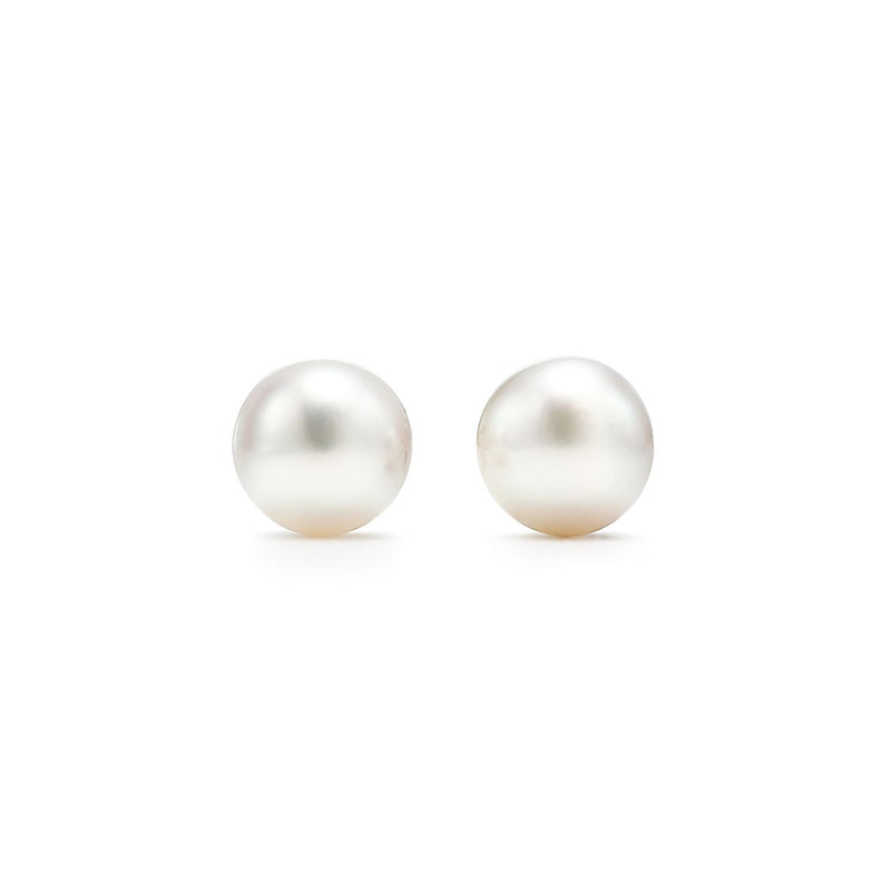 Amy and Annette 4.00 CTTW Cultured Pearl Earring in 18K Gold