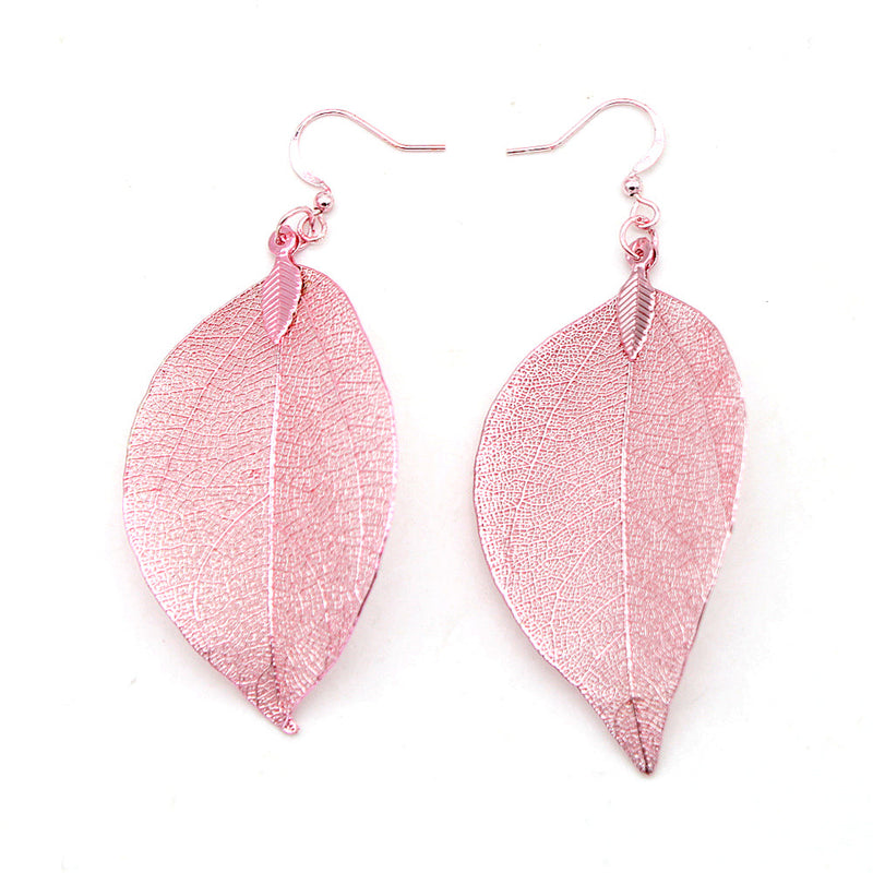 Handmade Natural Leaf Earrings
