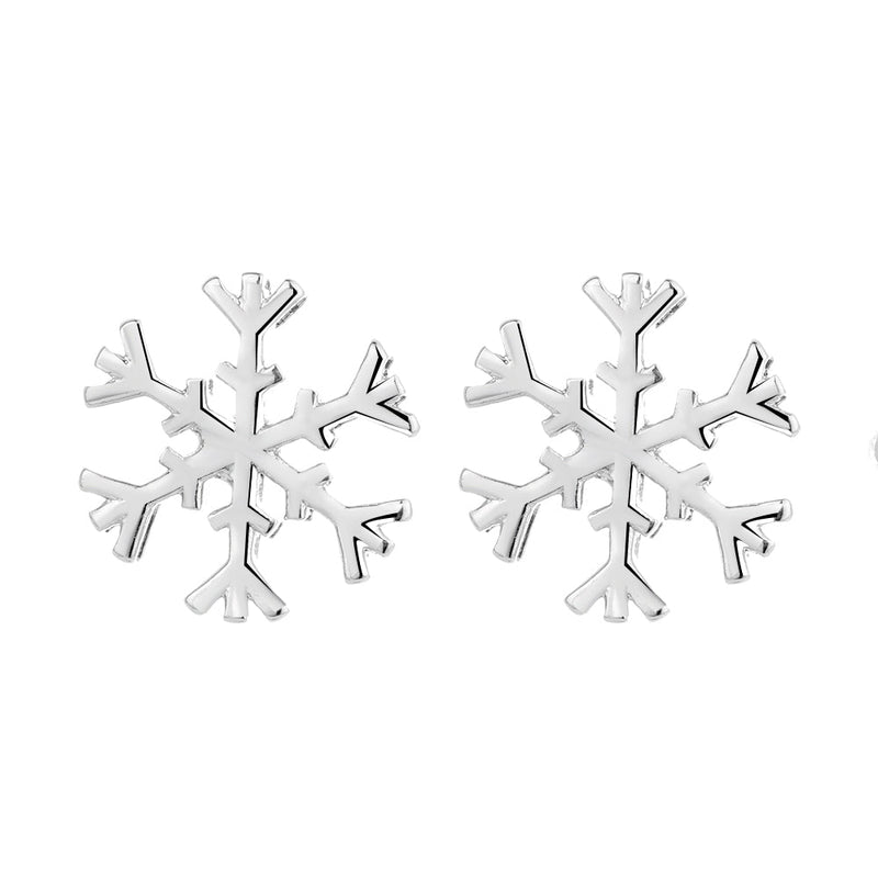 Sterling Silver Snow flake Earrings