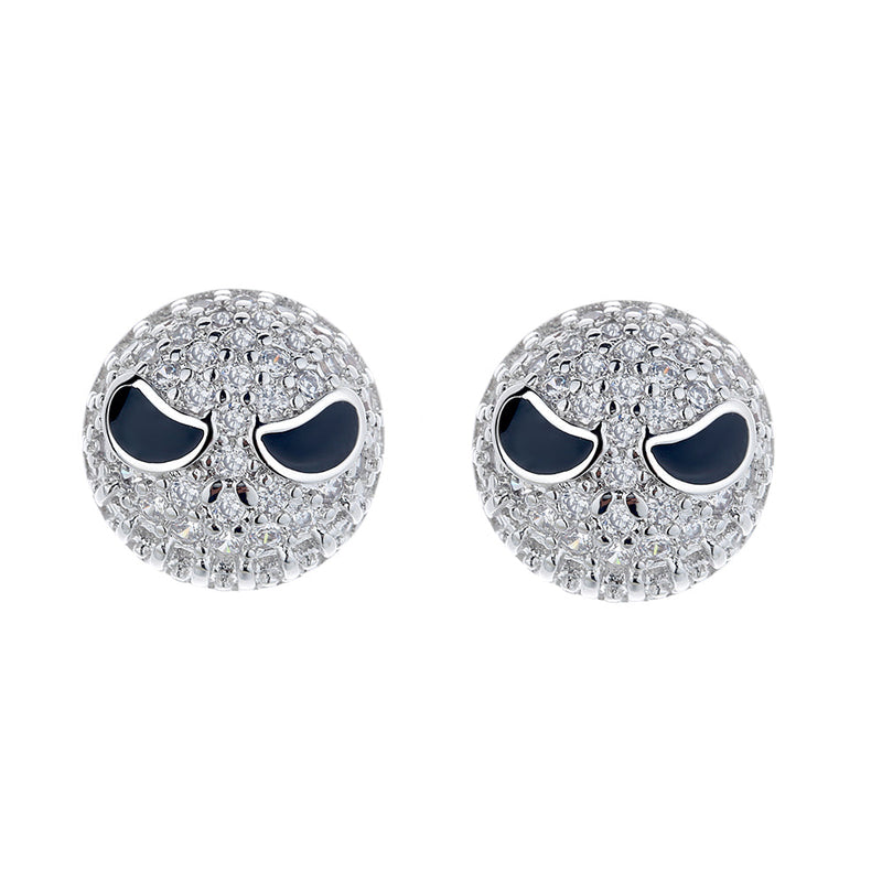 Sterling Silver Night Before Christmas Earrings with crystals