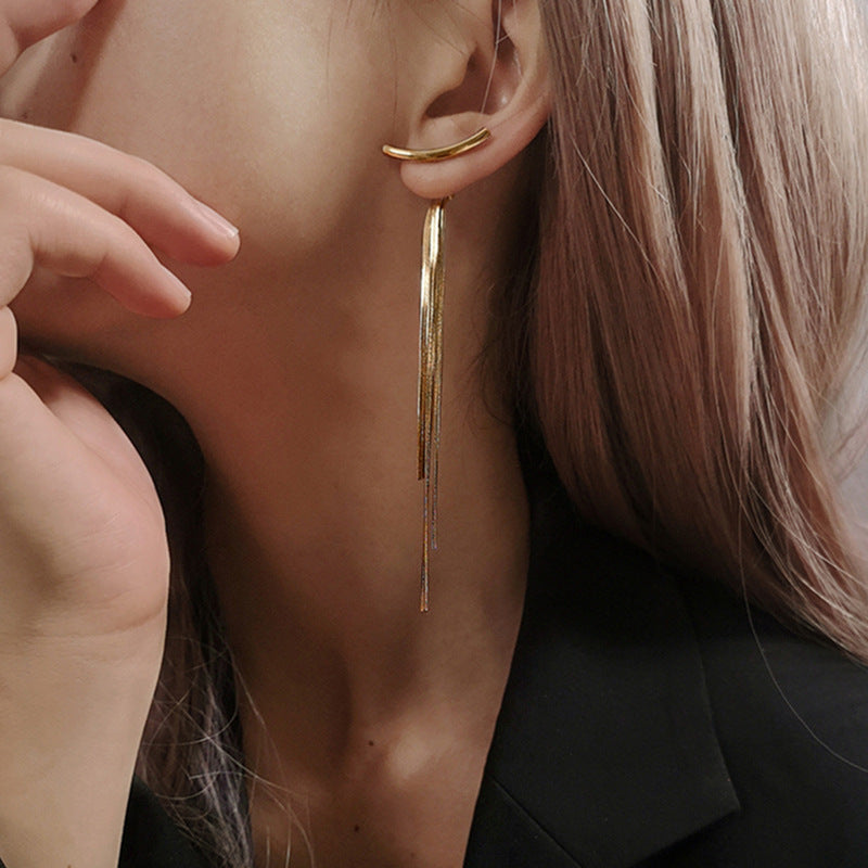 14K Gold Drop and Dangle Earrings