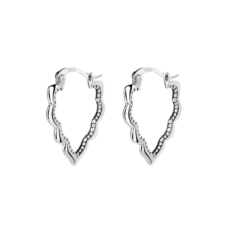 Sterling Silver Casablanca Hoops