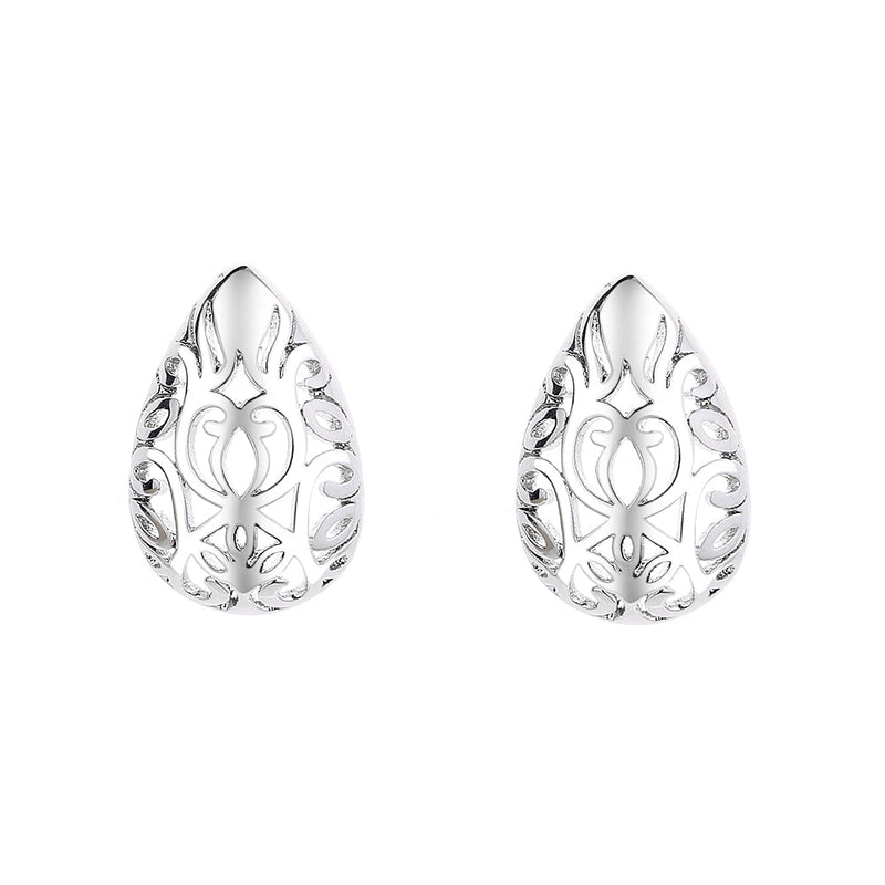 Sterling Silver Artisan filigree Boho Earrings