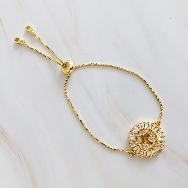Mesmerized By The Cross Slide Bracelet