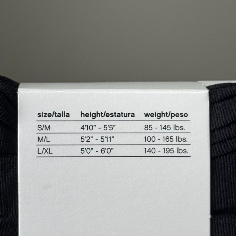 HANES (3 PACK) Style Silky Opaque Tights Non-Control Top Women's M/L Black 639772