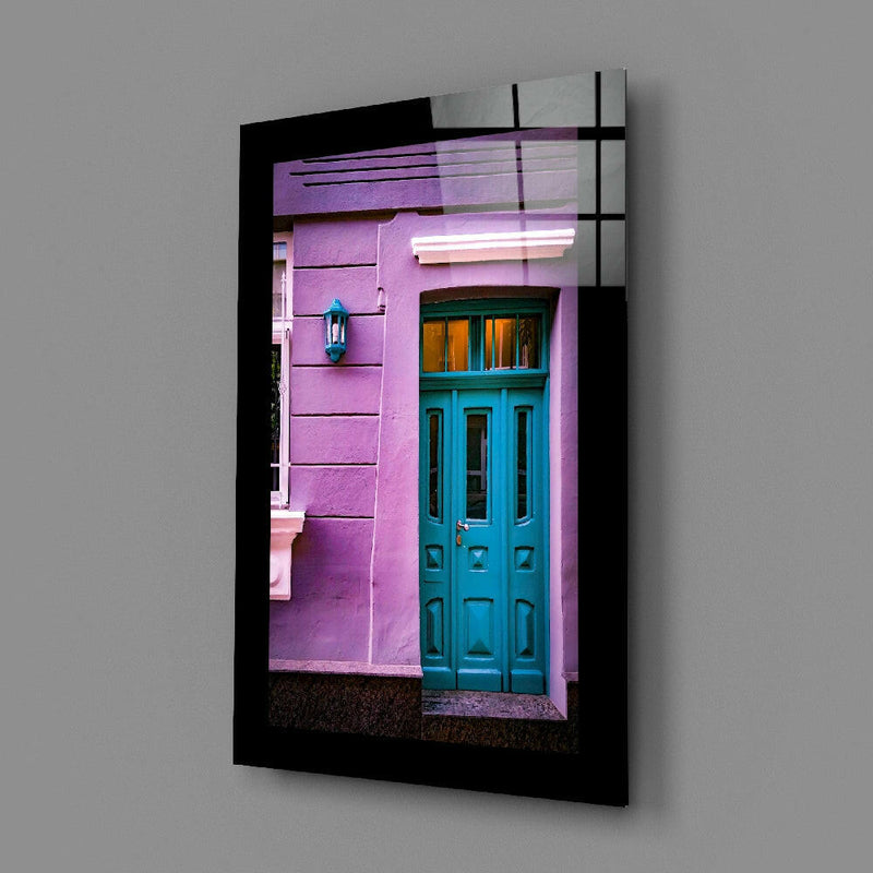 Colorful Building Glass Wall Art