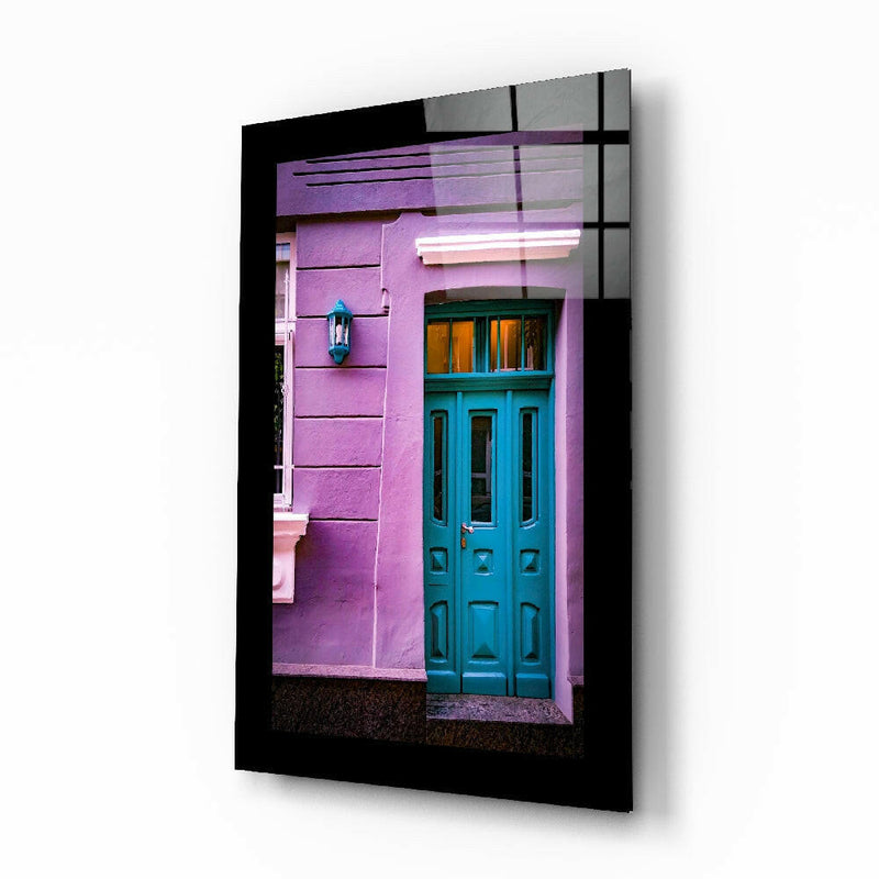 Colorful Building Glass Wall Art