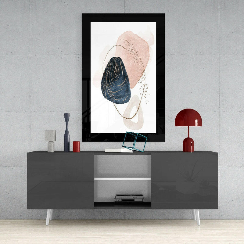 Abstract Modernity Glass Wall Art