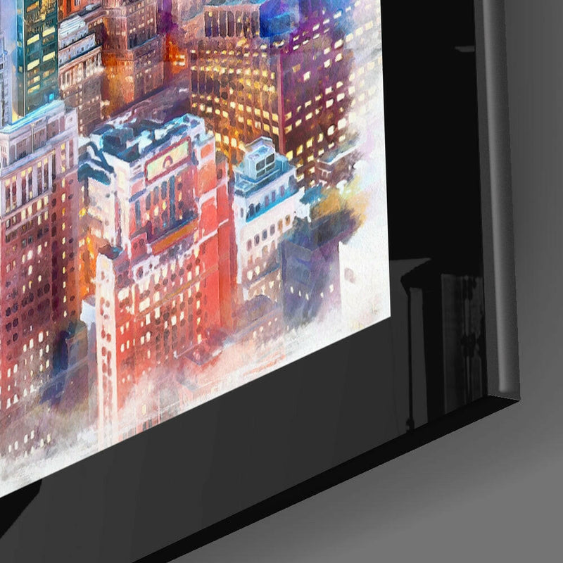 Budgies Glass Wall Art