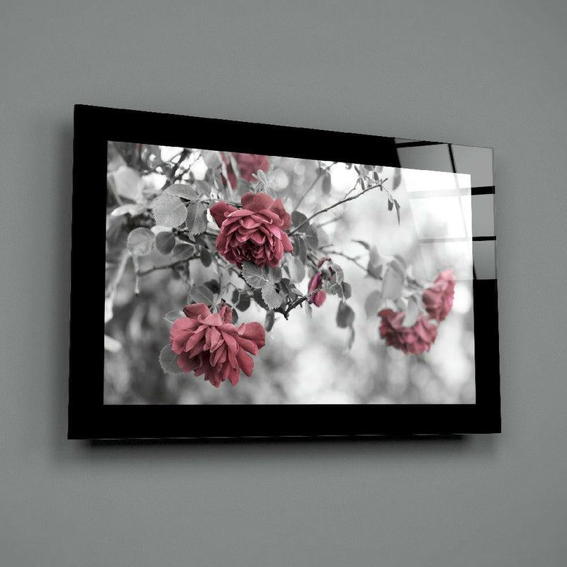 Rosewood Glass Wall Art