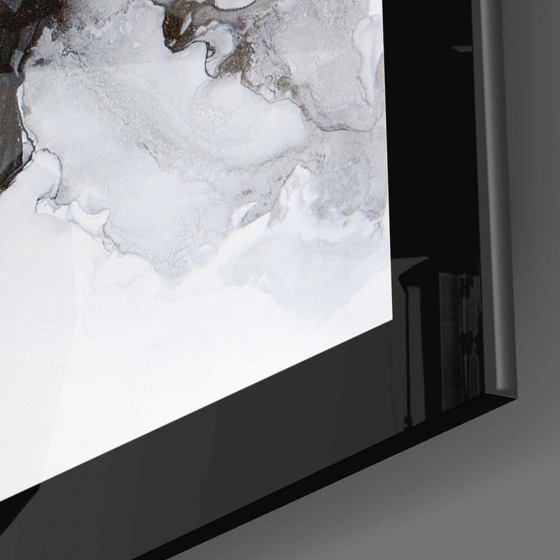 Marble Pattern Glass Wall Art