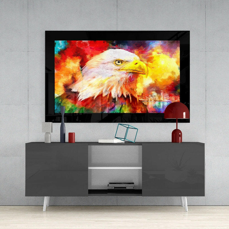 Eagle Glass Wall Art