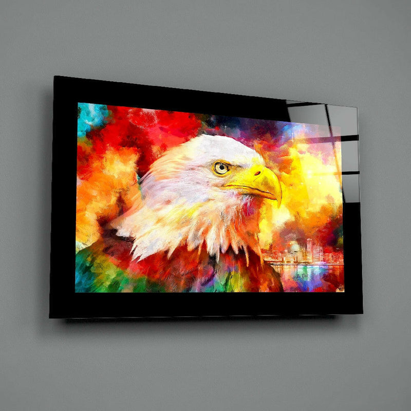Eagle Glass Wall Art