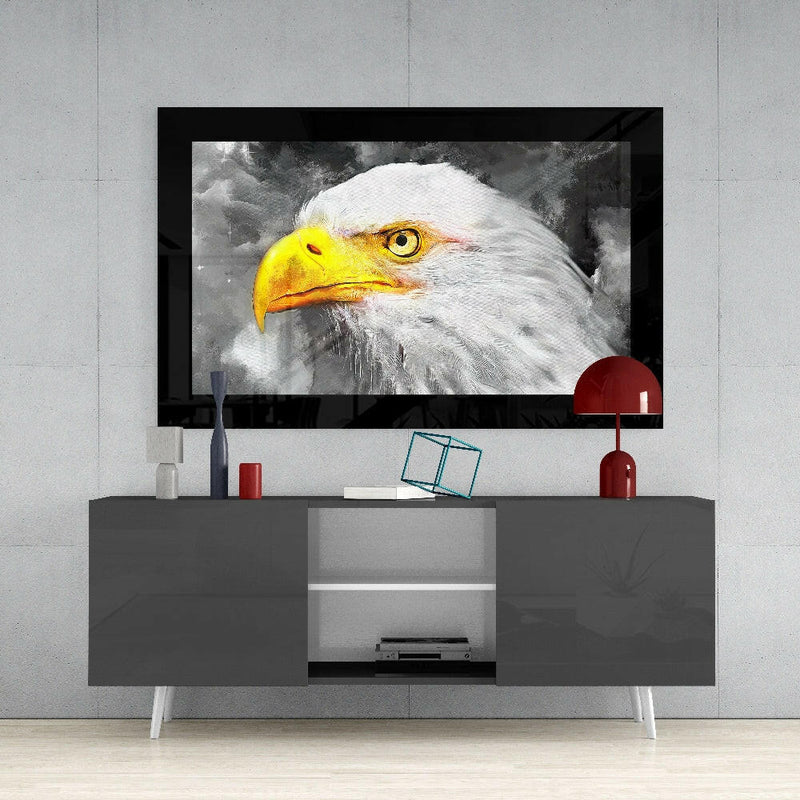 Eagle Glass Wall Art