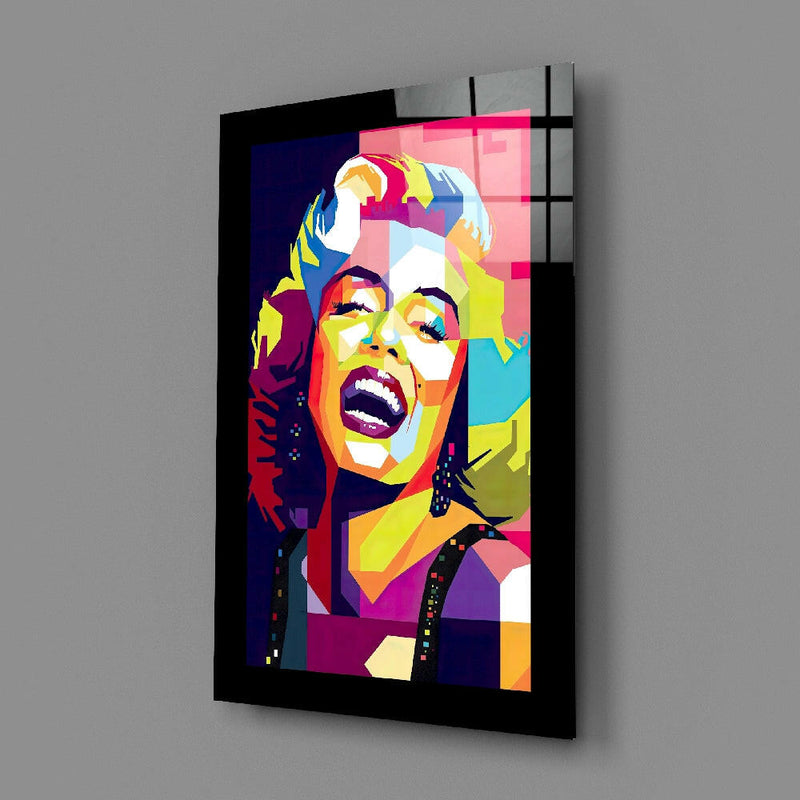Marilyn Monroe Glass Wall Art