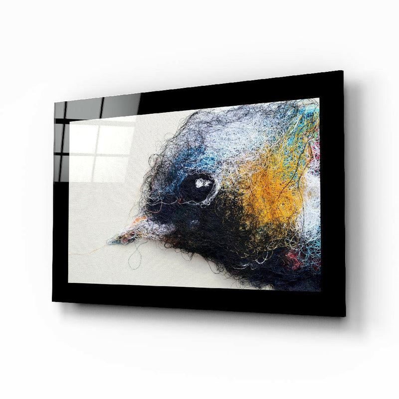 Cute Bird Glass Wall Art
