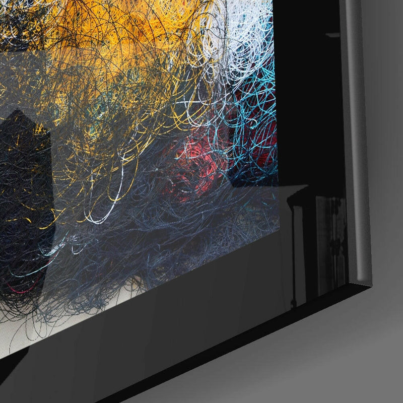 Cute Bird Glass Wall Art