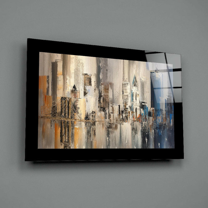 New York Glass Wall Art