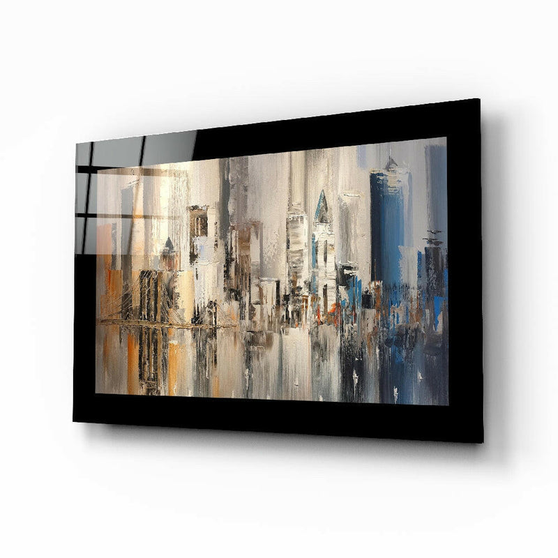 New York Glass Wall Art