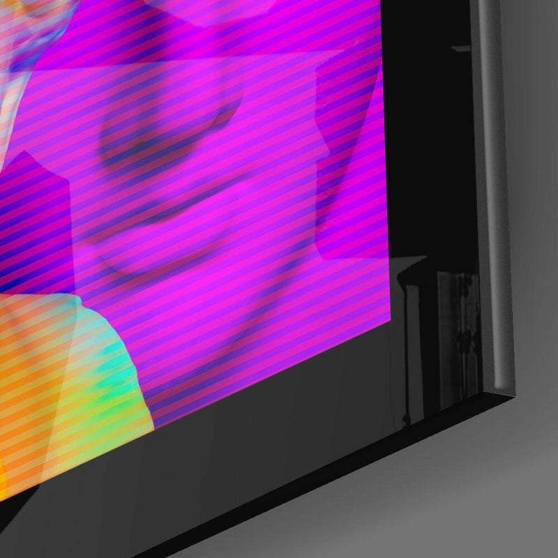 Modernity in Sculpture Glass Wall Art