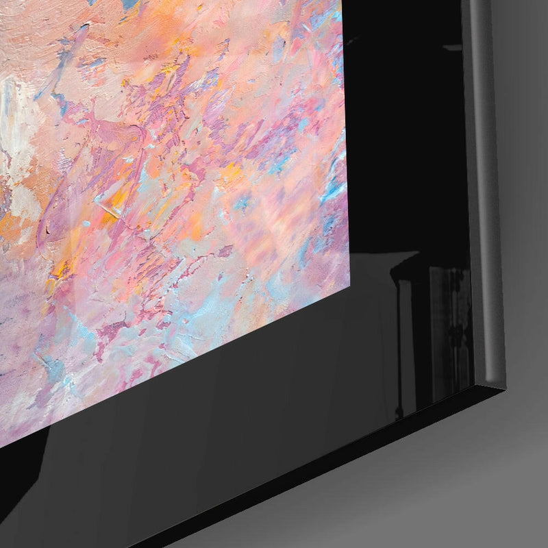 Colorful Butterfly Glass Wall Art