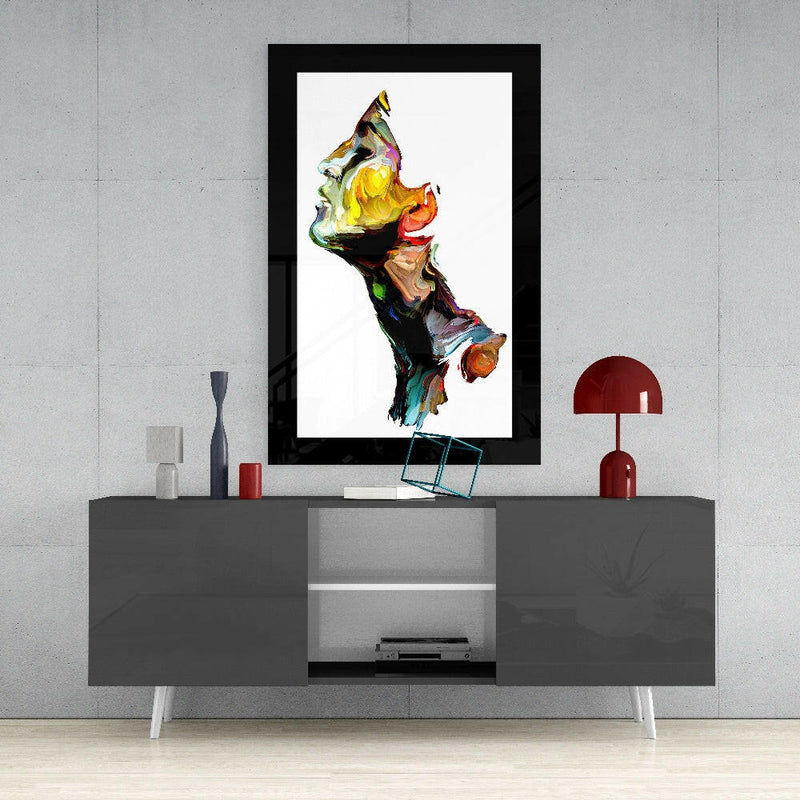Abstract Thoughts Glass Wall Art