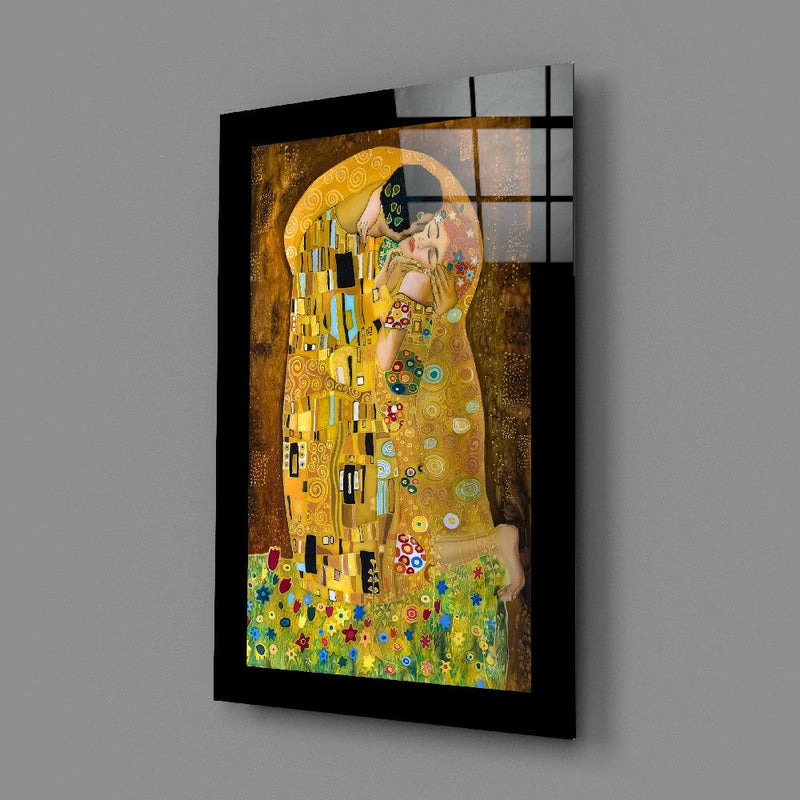 Gustav Klimt ''The Kiss'' Glass Art