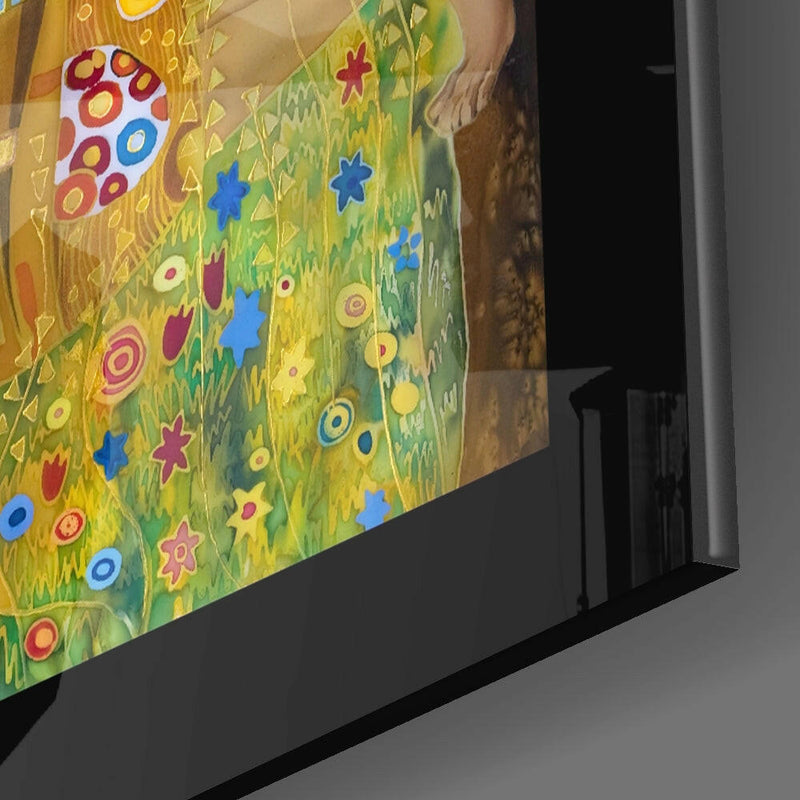 Gustav Klimt ''The Kiss'' Glass Art