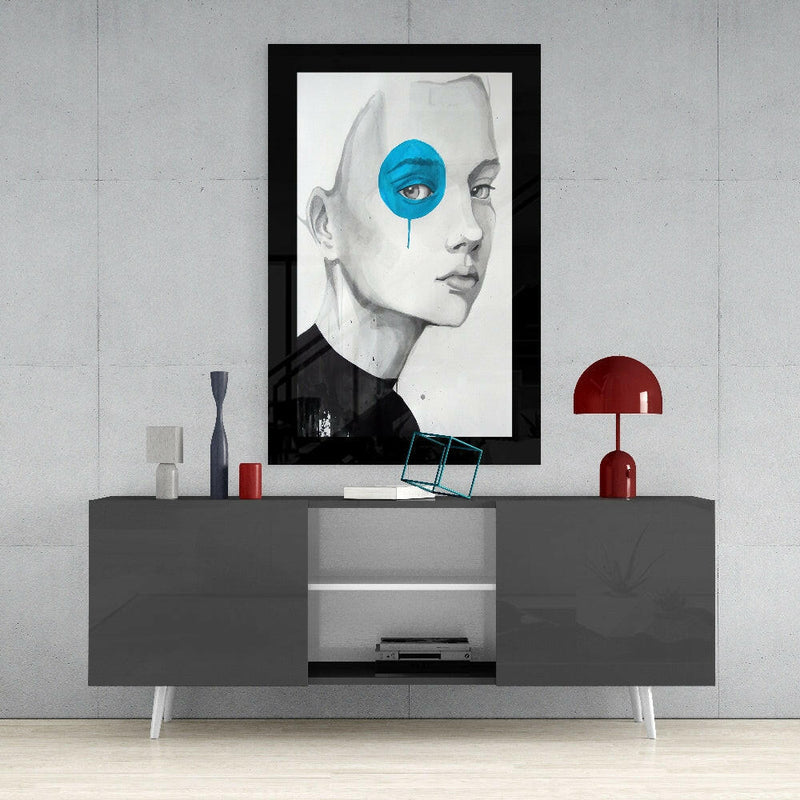 Blue VisionGlass Wall Art