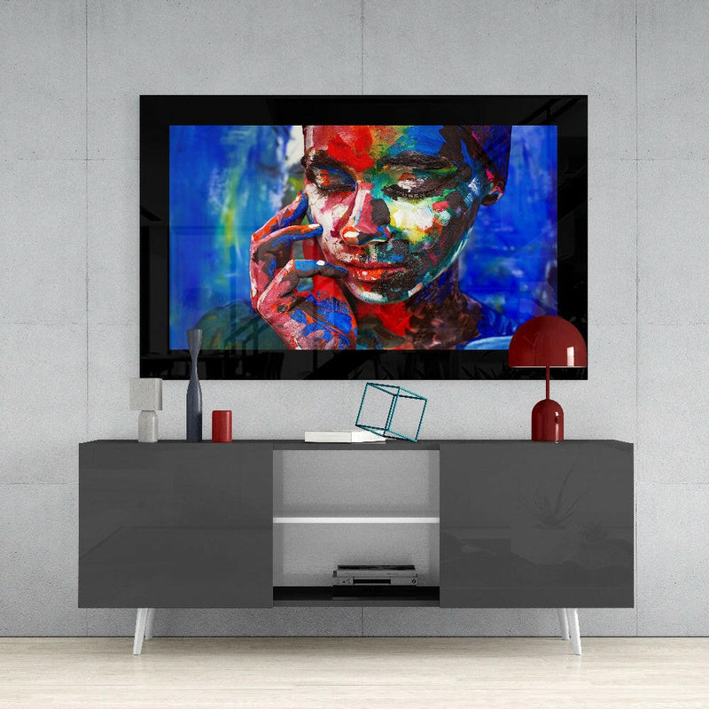 Deep Solitude Glass Wall Art